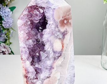 ライトピンクのアメジストフラワーアゲートドゥルージータワー - Etsy 日本 ライトピンクのアメジストフラワーアゲートドゥルージータワー - Etsy 日本