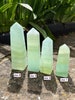 Pistachio calcite crystal tower, Sea Green Pistachio Calcite, Premium quality crystal tower healing crystal,home decoration, crystal gift