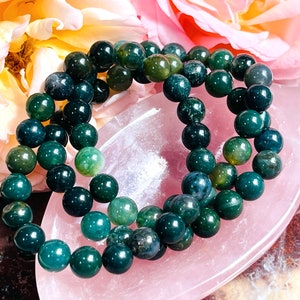 Natural Gemstone Stretch Bracelet: High Grade Crystal Jewelry