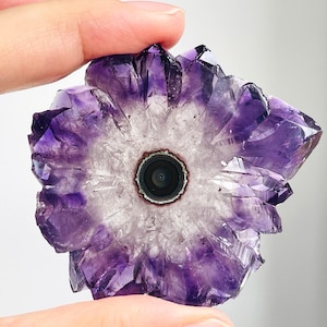 Amethyst Stalactite Eye Slice, 42-65mm