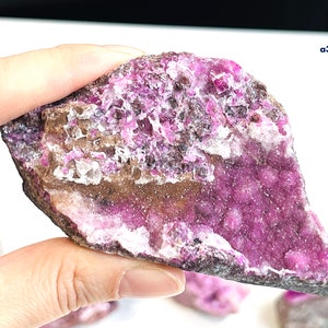 Large Cobalto Calcite/ Salrose Crystal Specimen/ Rare Cobaltoan Calcite Specimen / Healing Crystals / Crystal Gift / Mineral Specimen