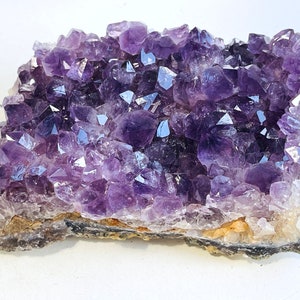 Large Amethyst Druzy Cluster: Raw Crystal Gift