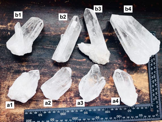 ブラジル産クリアクォーツクラスター：天然ヒーリングクリスタル形成