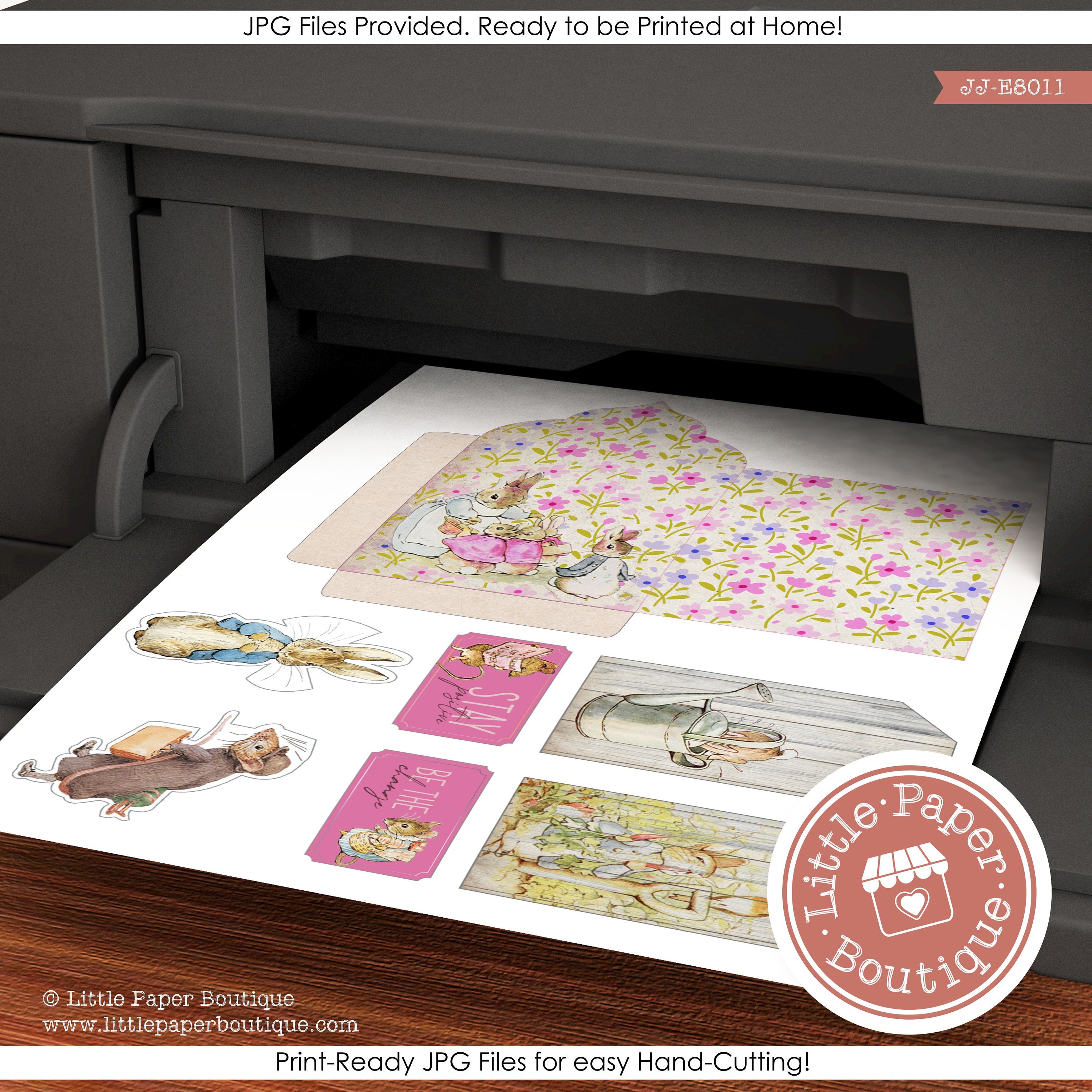 Peter Rabbit by Beatrix Potter Digital Junk Journal Kit (FULL KIT) With ...