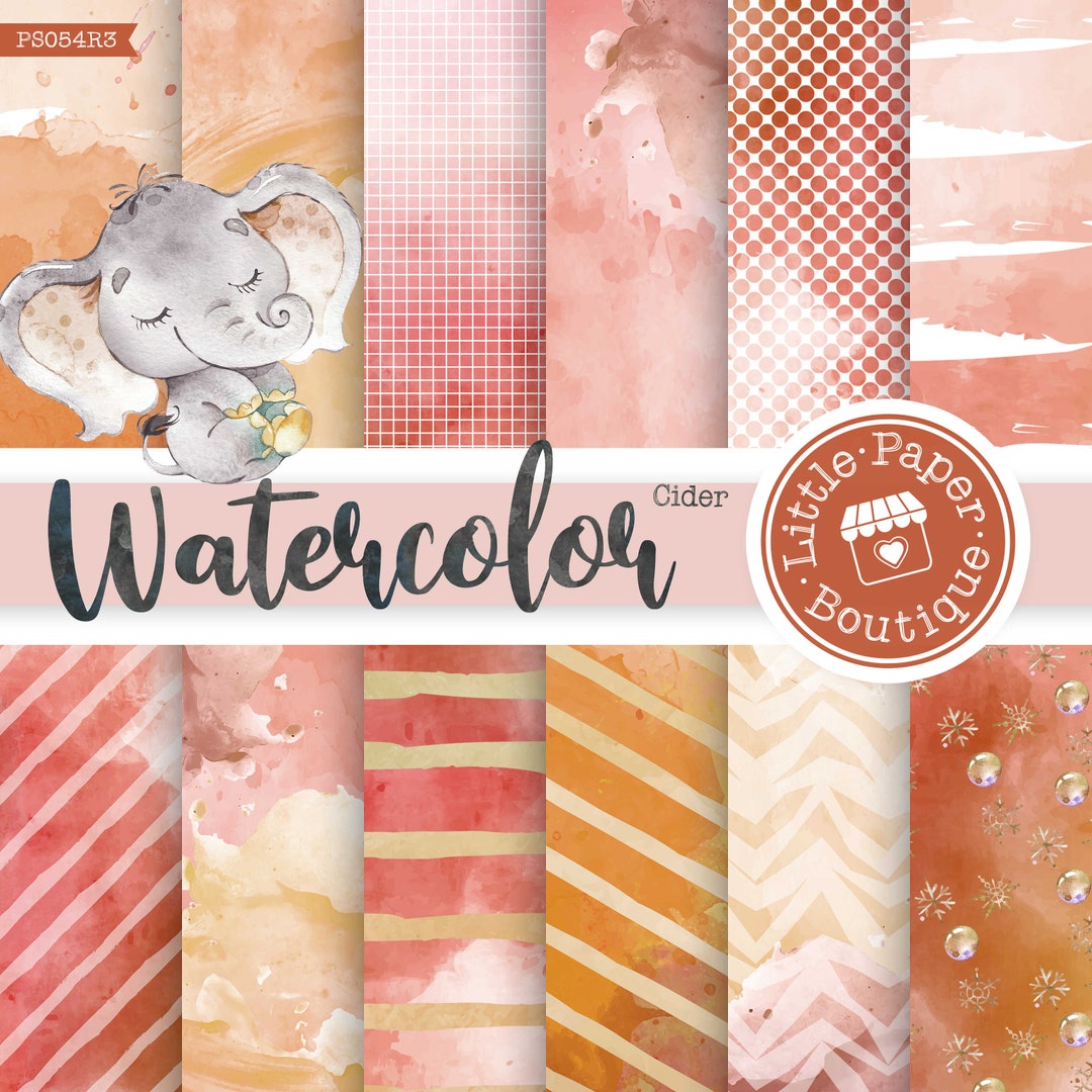 Digital Scrapbook Paper Set - Printable Backgrounds - Under the Sea ...