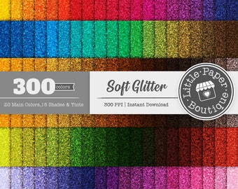 300pcs Glitter Background Digital Paper Pack for Commercial Use (Seamless Design) gold glitter digital paper