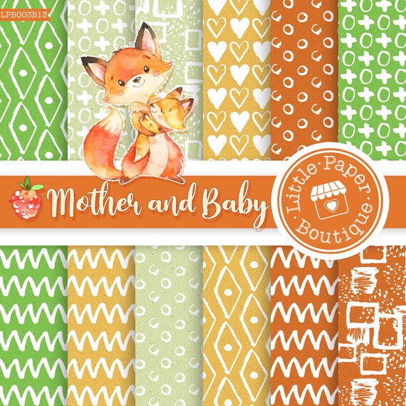 Fox Print, Scrapbook Paper, Fox Paper, Fox Pattern, Arctic Fox, Fox Theme, Foxes  Paper, Printable Background,fox Scrapbook, Fox Pattern - Etsy