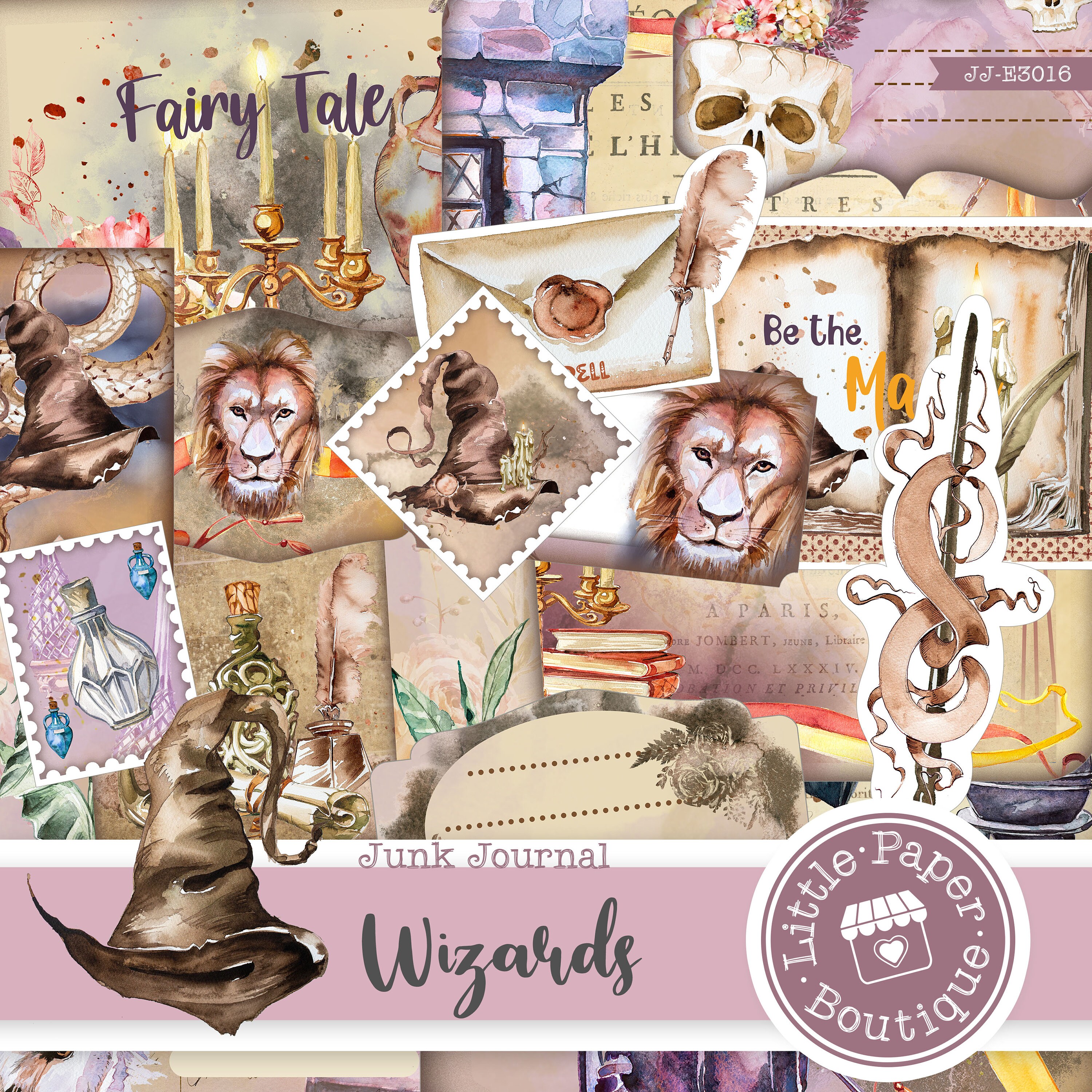 The Wizarding World Magical Junk Journal Kit (FULL KIT) With Scrapbook ...