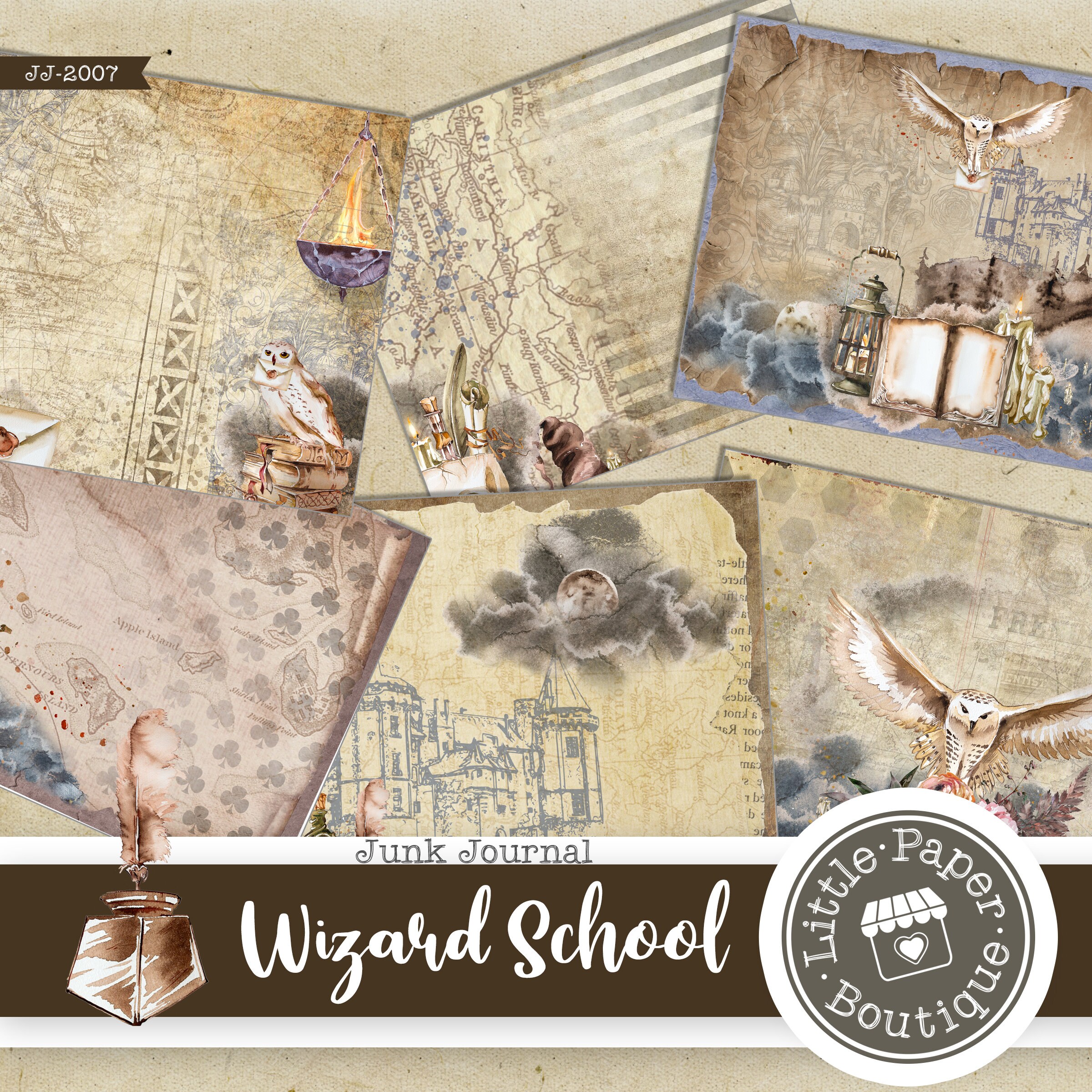The Wizarding World Magical Junk Journal Kit (FULL KIT) With Scrapbook ...