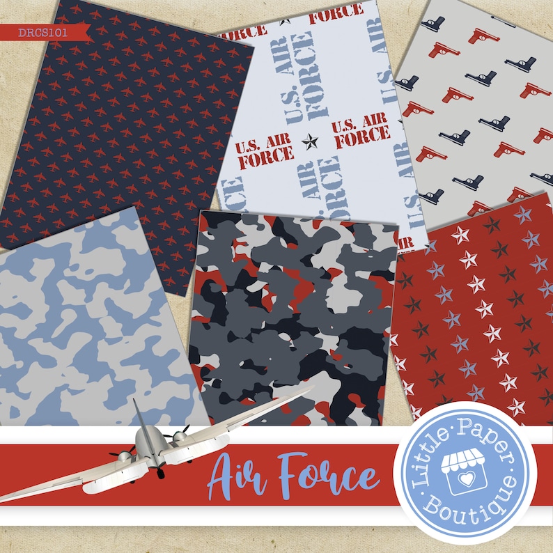 Usaf Patterned Background Air Force Digital Papers,us Air Force,veteran Paper,veteran Background ...
