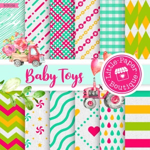 Baby Blue Digital Paper, Blue, Grey, Baby Boy, Digital Paper, Scrapbook Paper,Digital Paper,Scrapbook Paper,Blue Baby Boy Digital Paper Pack