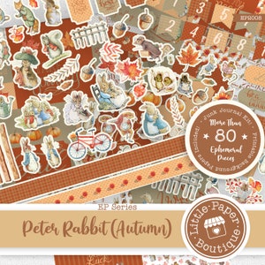 Peter Rabbit Paper Pack, Beatrix Potter, Digital Paper, Printable Paper Scrapbooking, Digital Wrapping Paper, Junk Journal Printable