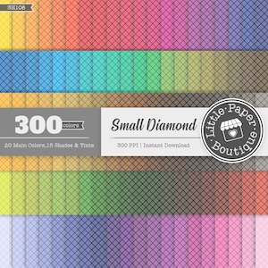 100 Tinted Diamond Digital Paper Two Toned Digital Rainbow Paper ...