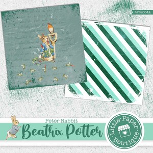Peter Rabbit Paper Pack, Beatrix Potter, Digital Paper, Printable Paper ...