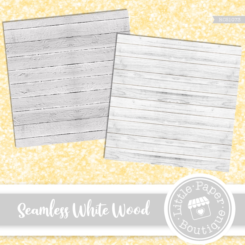 May include: Two seamless white wood textures, ideal for digital scrapbooking, backgrounds, and other craft projects. Seamless White Wood.