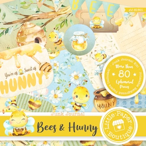 Può includere: Un kit di diario di scarto digitale con un tema di api e miele. Il kit include oltre 80 pezzi stampabili, tra cui carte, sfondi ed ephemera. Il kit è progettato per essere utilizzato nella creazione di un diario di scarto unico e personalizzato.