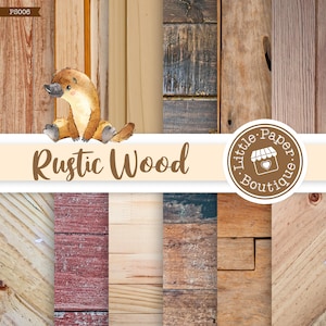 Wood Textures Digital Paper Pack, Natural Rustic Wood Digital Paper, Wood Scrapbook Paper, Dark Wood Paper, Dark Brown Wood,Rustic Wood