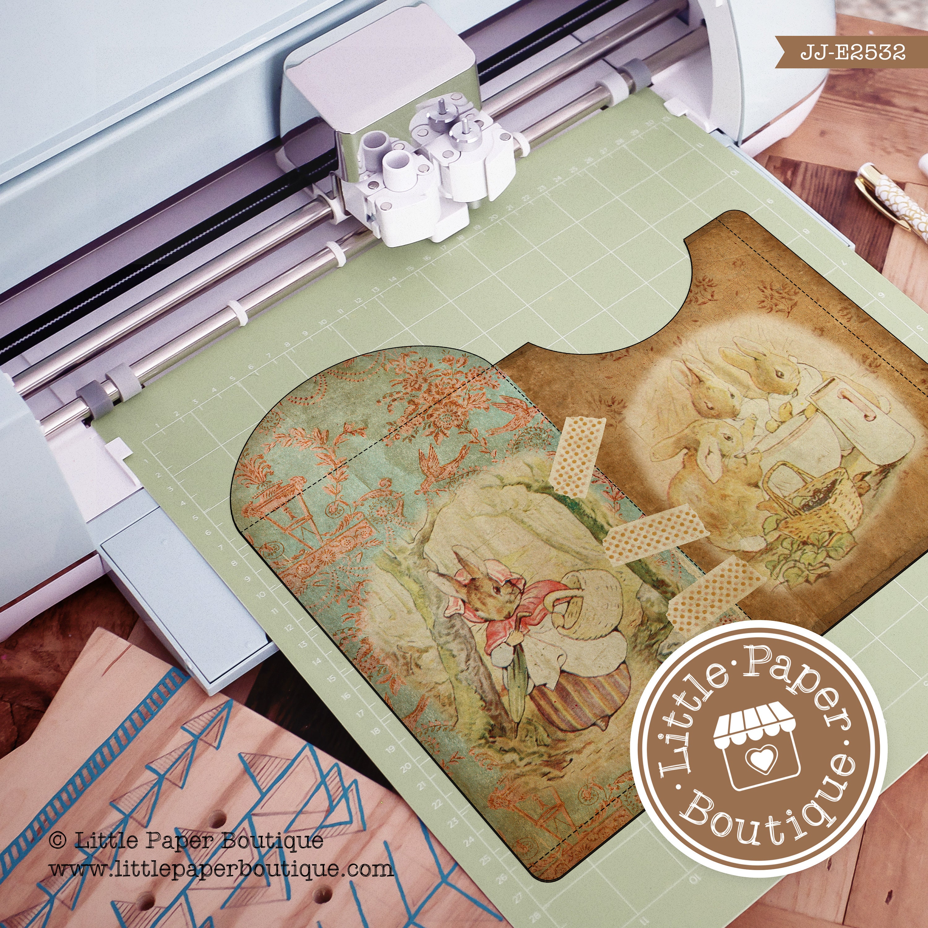 Peter Rabbit by Beatrix Potter Digital Junk Journal Kit (FULL KIT) With ...