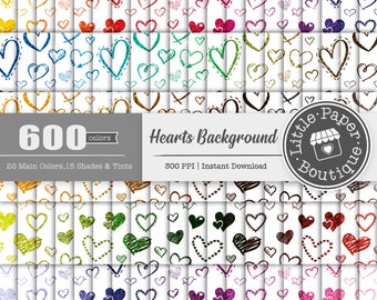 600pcs Glitter TRANSPARENT Background Digital Paper Pack Commercial Use (Seamless Design) gold glitter digital paper Rainbow Glitter Heart