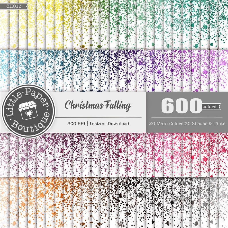 600pcs Glitter TRANSPARENT Background Digital Paper Pack Commercial Use ...