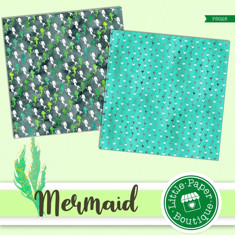 Mermaid Scales Digital Paper Pack Gold Mermaid Paper Printable Mermaid Rainbow Paper Scrapbook Art Mermaid Digital Paper Blue Aqua Green