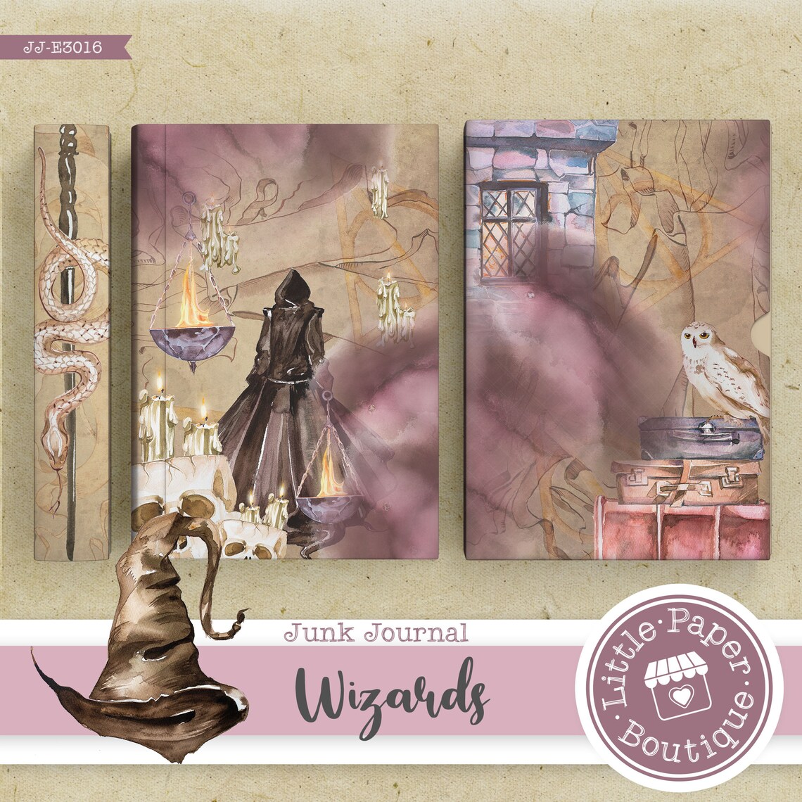 The Wizarding World Magical Junk Journal Kit (FULL KIT) With Scrapbook ...