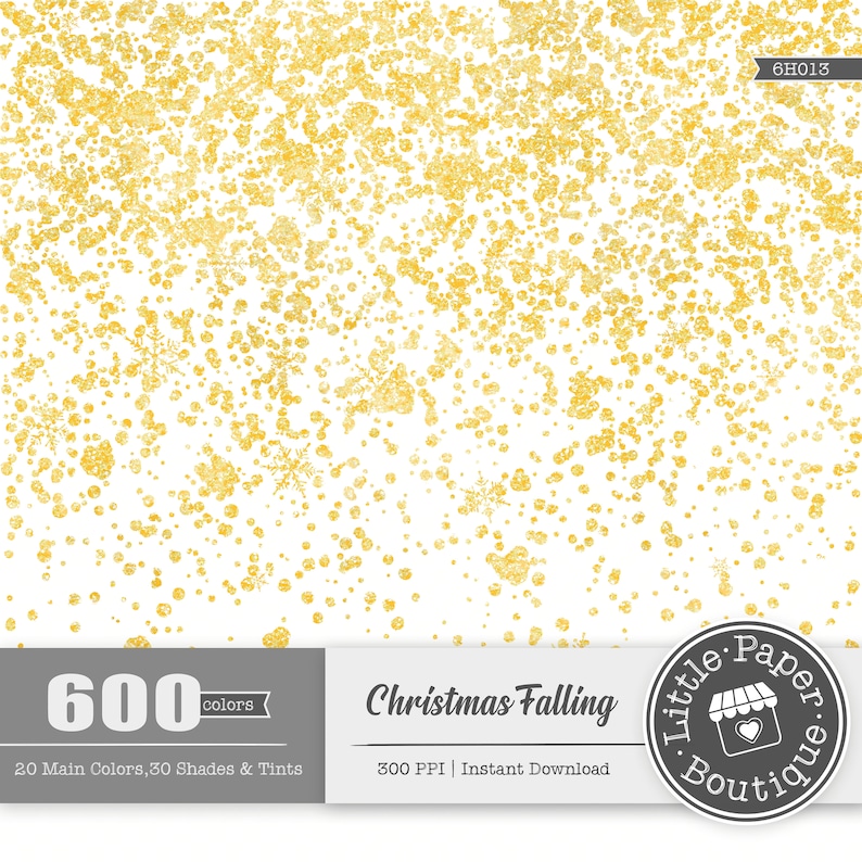 600pcs Glitter TRANSPARENT Background Digital Paper Pack Commercial Use ...