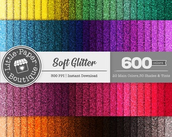 600pcs Glitter Background Digital Paper Pack for Commercial Use (Seamless Design) gold glitter digital paper sparkle glitter
