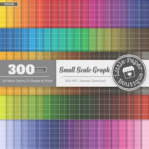 Notebook Paper in Digital format for printing at home - landscape back to school writing paper and graph paper printable instant download
