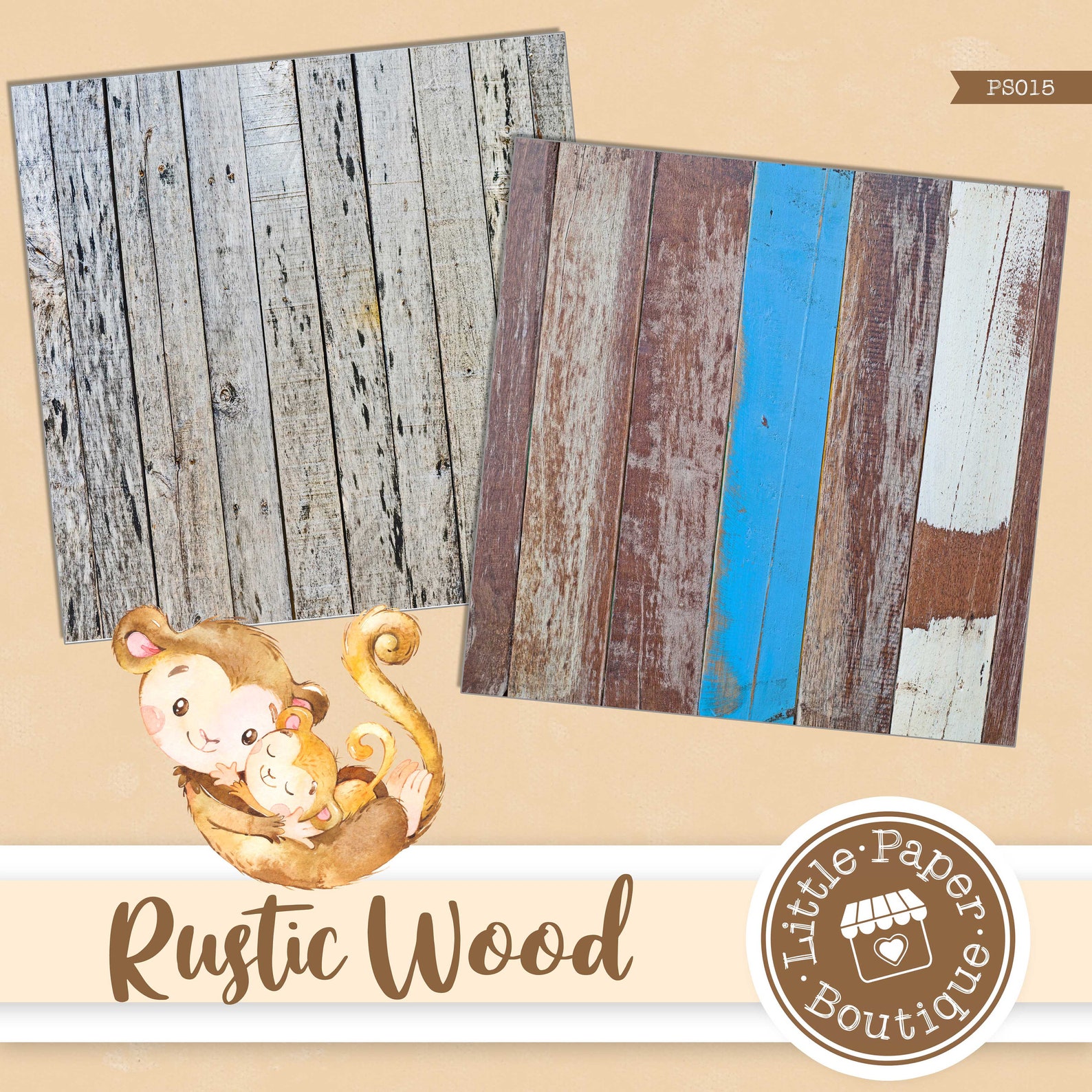 Wood Textures Digital Paper Packnatural Rustic Wood Digital | Etsy