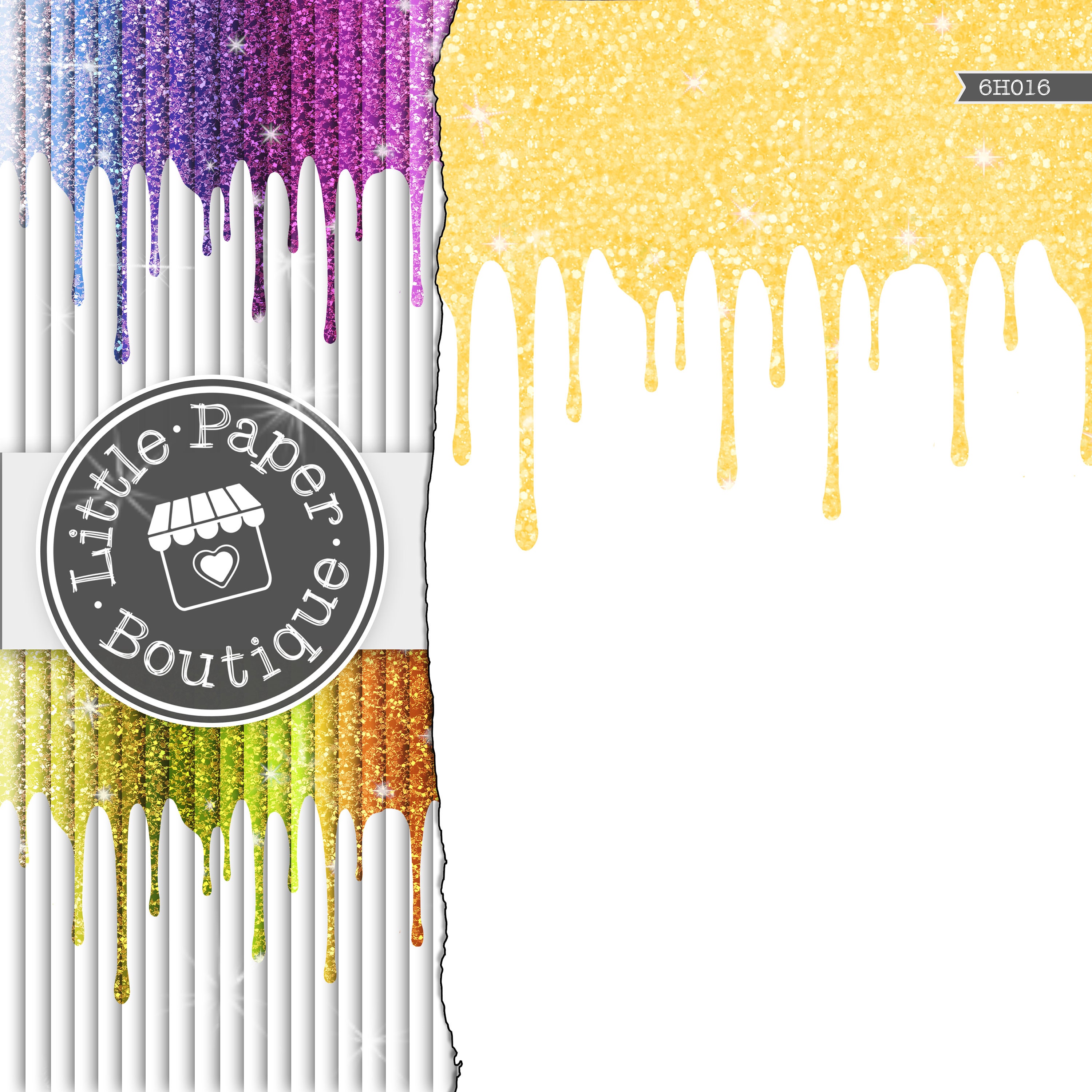 600pcs Dripping Glitter Background Digital Paper Pack for Commercial ...