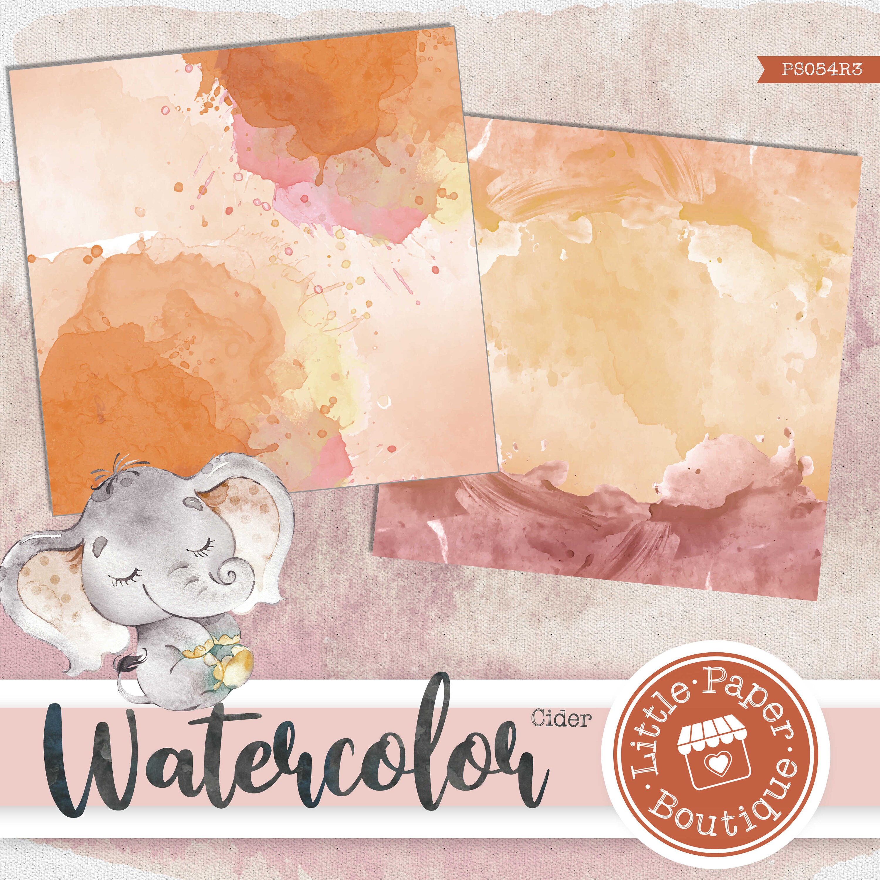 Digital Scrapbook Paper Set - Printable Backgrounds - Under the Sea ...