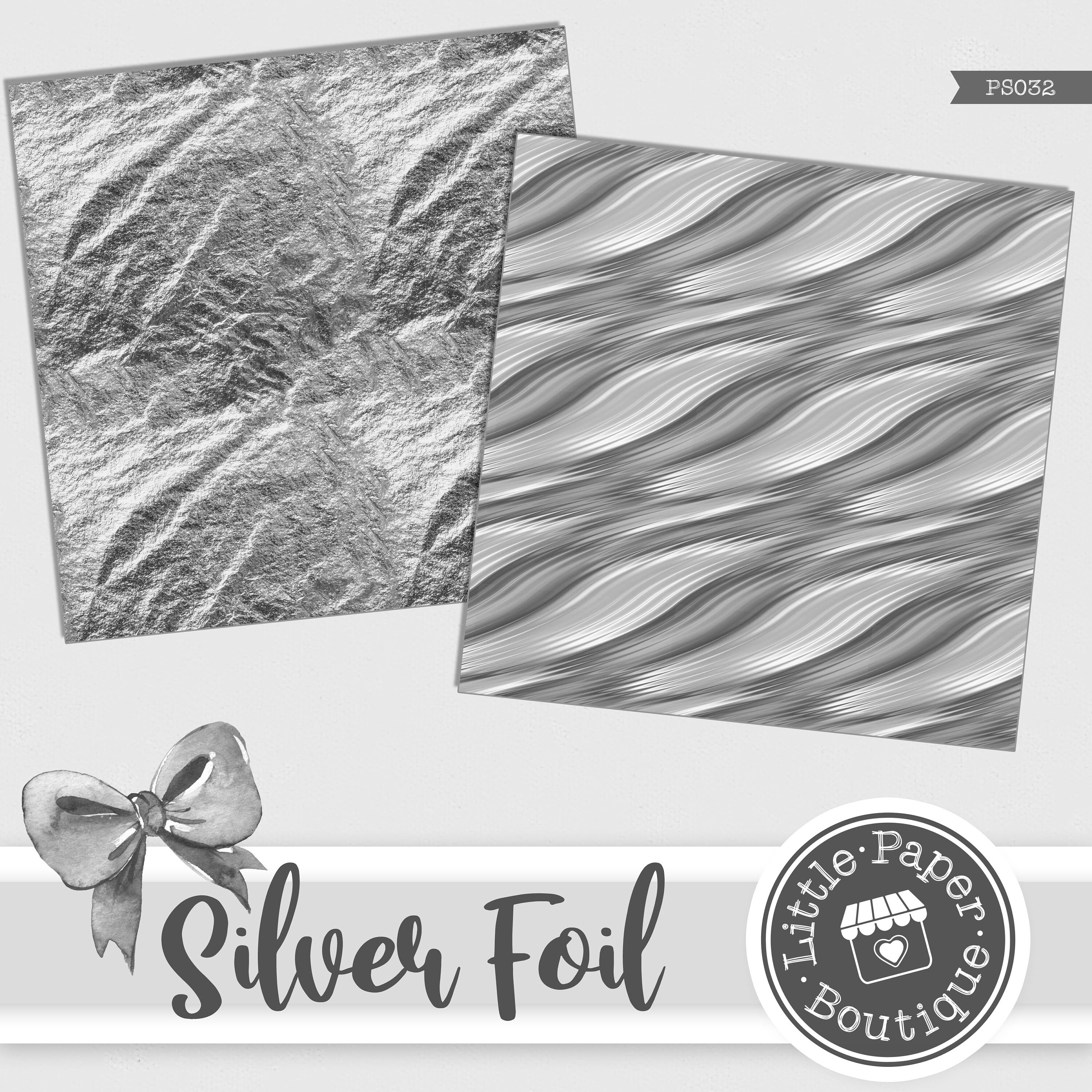Foil Digital Paper Digital Paper Metallic Foil Clipart Foil Texture ...