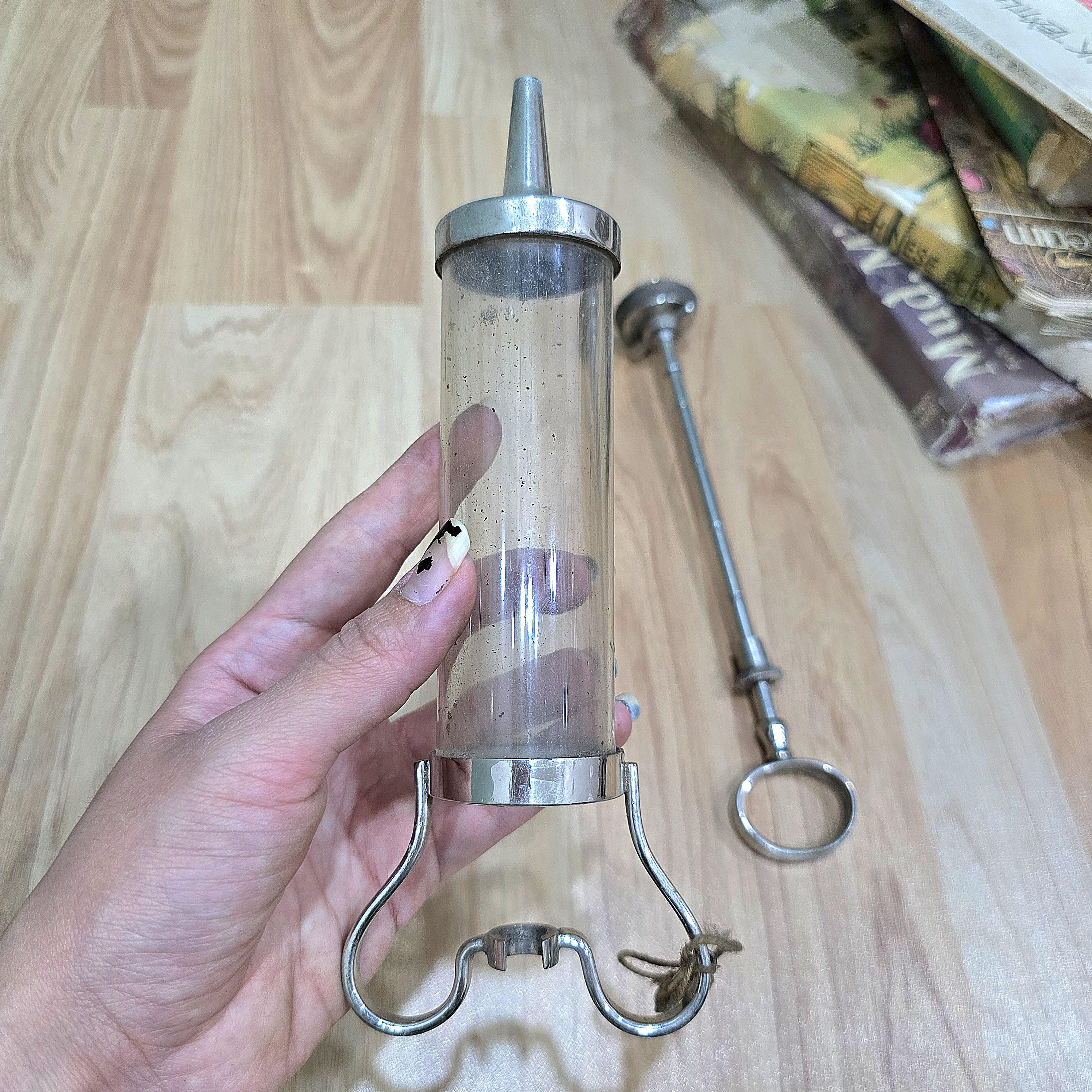 Vintage veterinary syringe - Etsy 日本