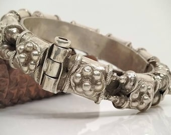 Tribal banjara sterlingzilveren armband, Rajasthan-sieraden