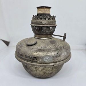 Lámpara de queroseno original vintage R Ditmar Favorit Lampe Barss fabricada en Austria Lámpara antigua y rara de latón auténtico