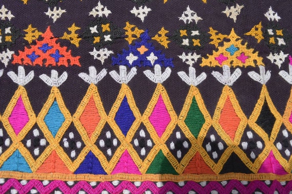 1990s Vintage Handembroidered ghodiyu Cradle Cloth Baby Hammockw o Wooden Framehandmade by Rabari Community Gujarat India Textile Art Etsy Canada