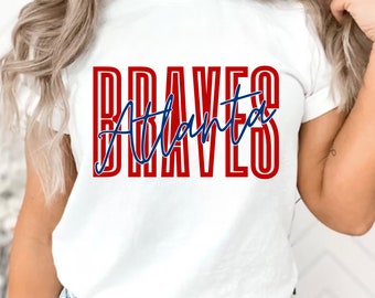 Sweat-shirt des Braves d'Atlanta, T-shirt des Braves d'Atlanta, Fan des Braves, Vêtements des Braves, Sports d'Atlanta