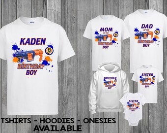 Download Nerf Birthday Shirt Etsy