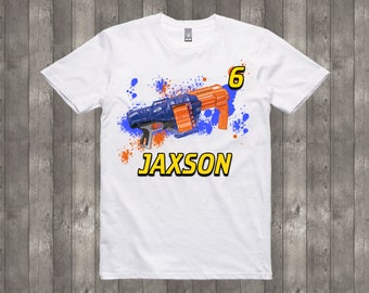 Download Nerf Birthday Shirt Etsy