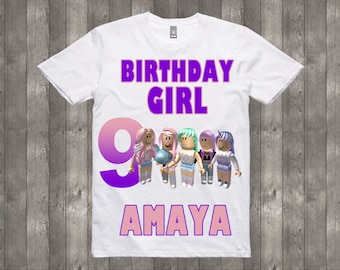 Roblox Girls Shirt Etsy - cute girl t shirts roblox