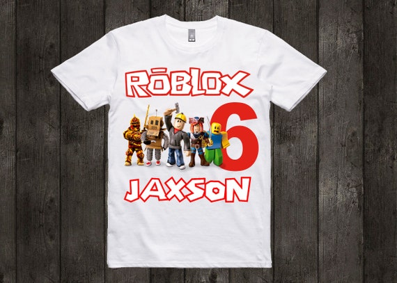 Roblox Personalized Birthday Shirts Any Name T Shirt Hoodie Etsy - roblox old t shirts