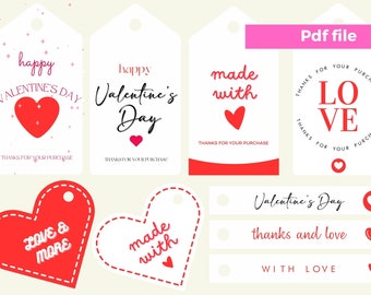 VALENTINE'S DAY HANGTAGS