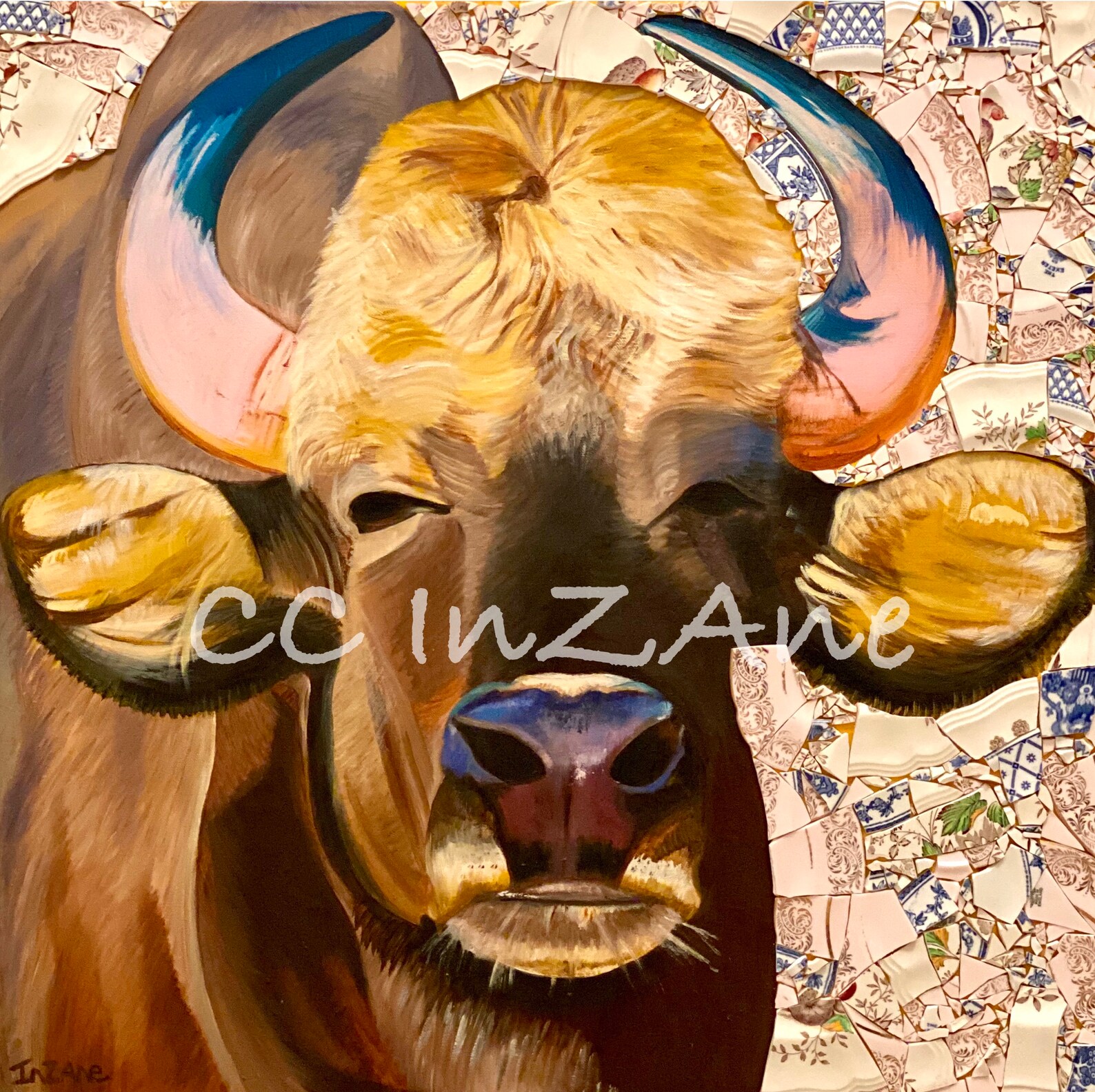 Bull In A China Shop Idiom Series 1 3 Etsy
