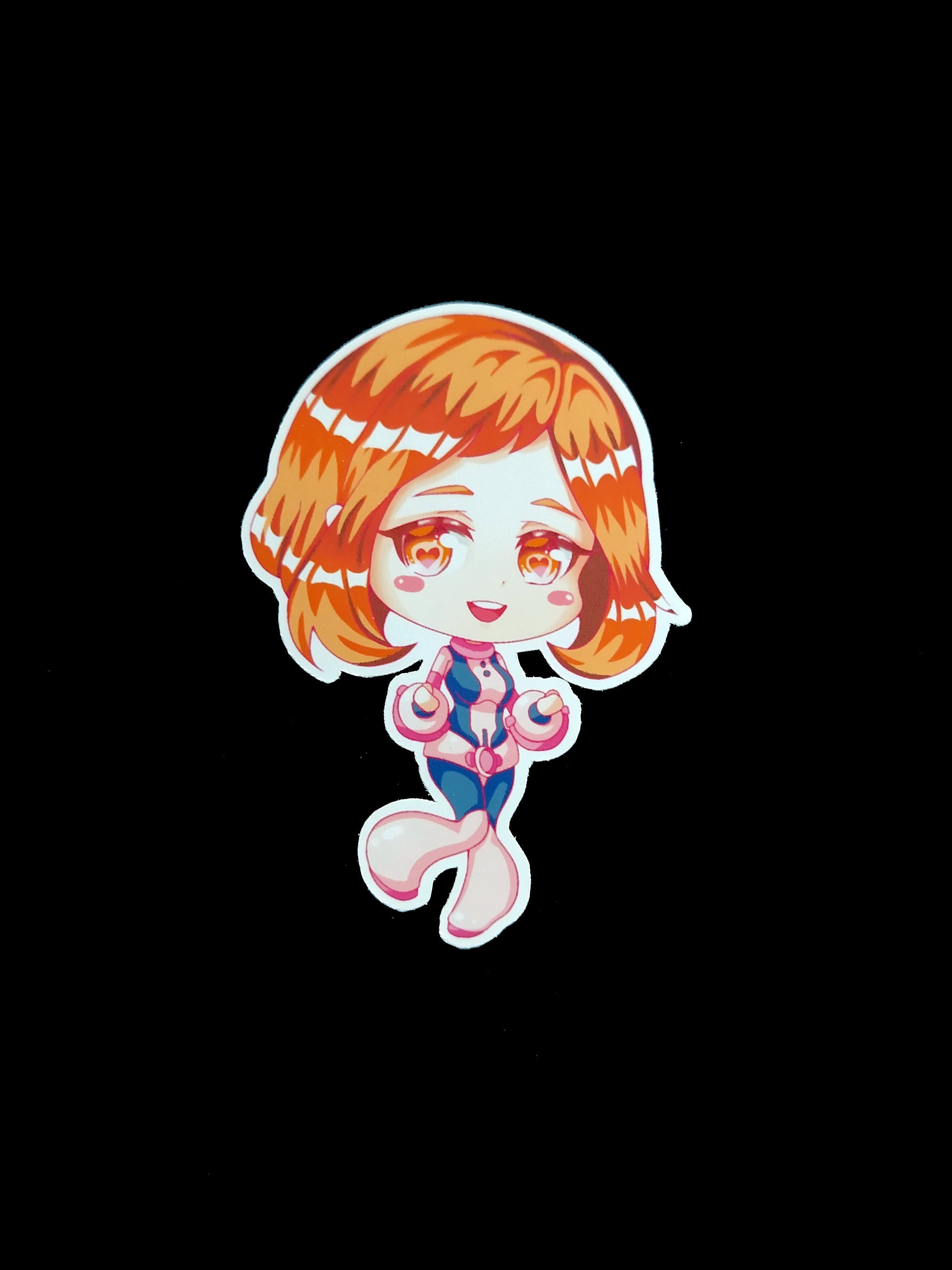 Chibi Uraraka Bnha Vinyl Sticker My Hero Academia Cute Anime Etsy Chibi Uraraka Bnha Vinyl Sticker My Hero Academia Cute Anime Etsy