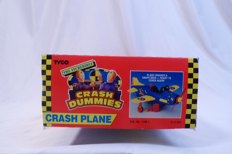 TYCO the Incredible Crash Dummies crash Plane 1992 Etsy