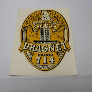 Dragnet 714 Badge - Etsy