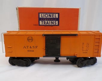 Lionel Postwar No. 3464 A.T.&S.F. [Atchison, Topeka and Santa Fe] Operating Boxcar (1950-1952)