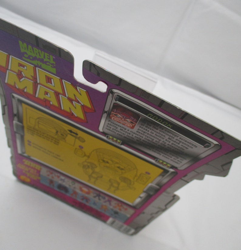 1995 Toy Biz Marvel Comics Ironman - Modok Action Figure with Energy Brain Blasts image 6