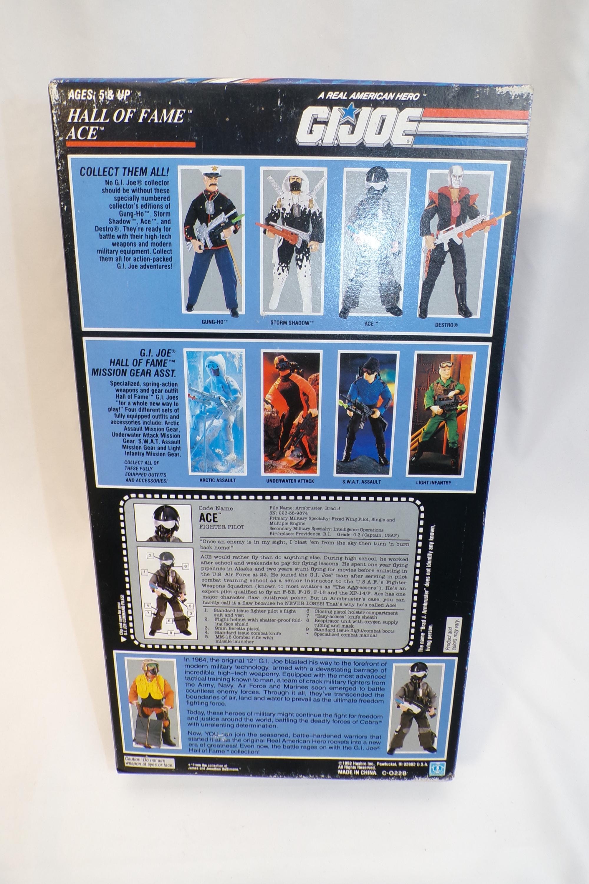 1992 Hasbro Toy - G.I. JOE Hall of Fame 